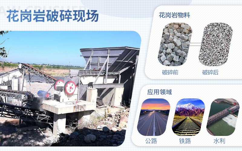 花崗巖破碎用什么機器？配置一套花崗巖破碎設(shè)備需要多少錢?